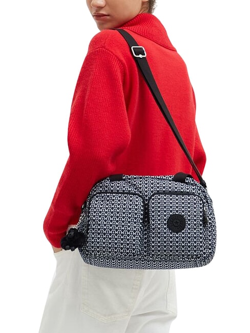 COOL DEFEA Geantă de umăr, cu curea de umăr tipărire a semnăturii - Genți femei