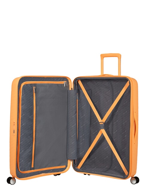 Troler Linia SOUNDBOX, dimensiuni mari, extensibilă papaya pop - Trolere rigide