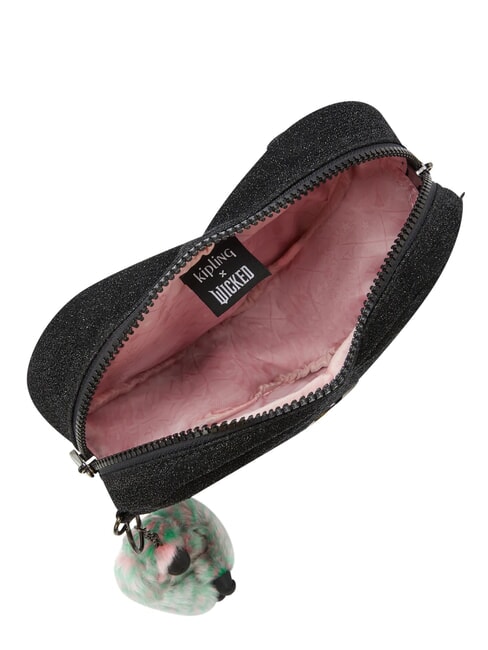 HEARTY Rucsac mini cu inimă negru - Genți femei