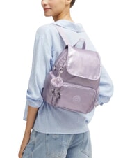 KIPLING CITY ZIP Rucsac cu clapă violet deschis - Genți femei - 2