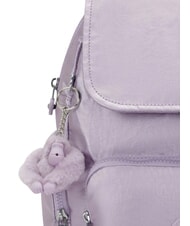 KIPLING CITY ZIP Rucsac cu clapă violet deschis - Genți femei - 6