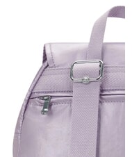KIPLING CITY ZIP Rucsac cu clapă violet deschis - Genți femei - 7