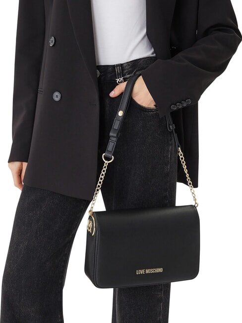 CHUNKY TAB Geantă de umăr negru - Genți femei