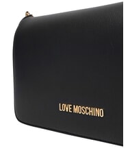LOVE MOSCHINO CHUNKY TAB Geantă de umăr negru - Genți femei - 5