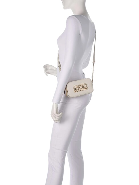 LOVELY LOVE Geantă mini pentru portbagaj, cu curea de umăr fildeş - Genți femei