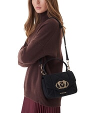 LOVE MOSCHINO EMBOSSED Geantă mini, cu curea de umăr negru - Genți femei - 2