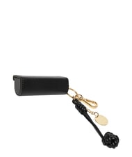 LOVE MOSCHINO CHARMS Breloc cu logo metalic negru/roșu/negru - Portchei - 2