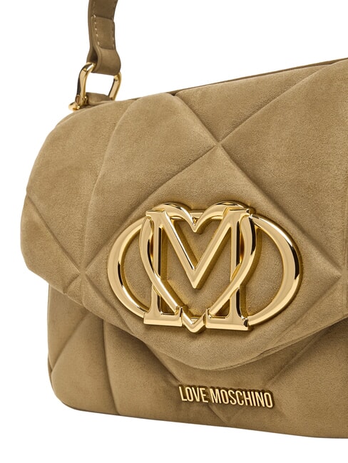 EMBOSSED Geantă mini, cu curea de umăr nisip - Genți femei