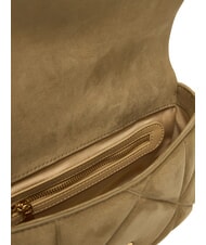 LOVE MOSCHINO EMBOSSED Geantă mini, cu curea de umăr nisip - Genți femei - 6