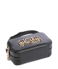 LOVE MOSCHINO LOVELY LOVE Geantă mini pentru portbagaj, cu curea de umăr negru - Genți femei - 4