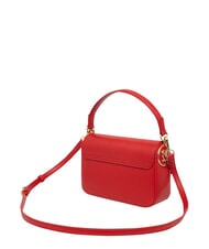 LOVE MOSCHINO CHUNKY TAB Geantă cu clapă și curea de umăr RED - Genți femei - 2