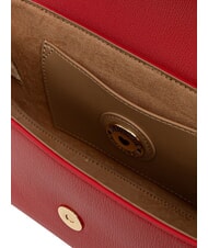 LOVE MOSCHINO CHUNKY TAB Geantă cu clapă și curea de umăr RED - Genți femei - 6