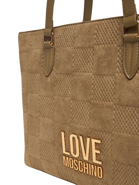 PATCHY Geantă de cumpărături, geantă de umăr nisip - Genți femei