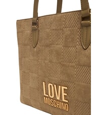 LOVE MOSCHINO PATCHY Geantă de cumpărături, geantă de umăr nisip - Genți femei - 5