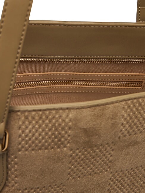 PATCHY Geantă de cumpărături, geantă de umăr nisip - Genți femei