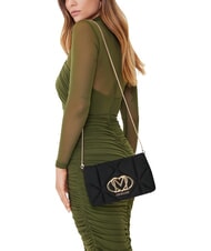 LOVE MOSCHINO EMBOSSED Geantă de umăr, dublă portabilitate negru - Genți femei - 2