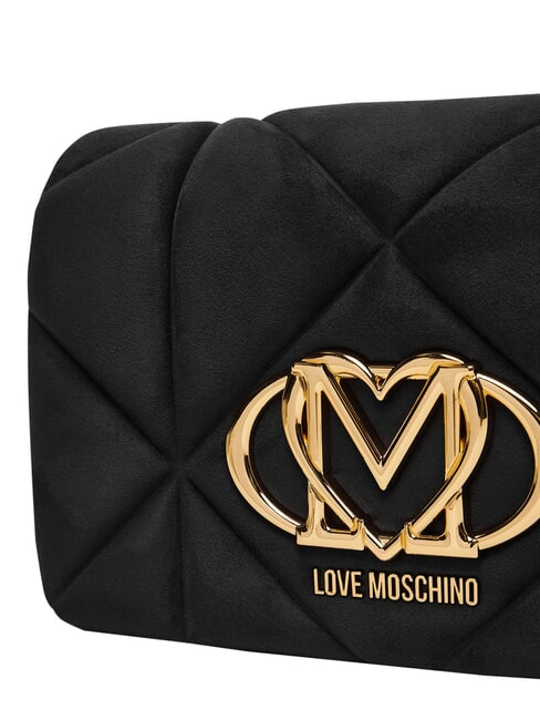 EMBOSSED Geantă de umăr, dublă portabilitate negru - Genți femei