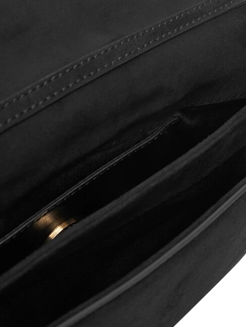 EMBOSSED Geantă de umăr, dublă portabilitate negru - Genți femei