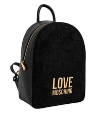 LOVE MOSCHINO PATCHY Rucsac cu logo negru - Genți femei - 3