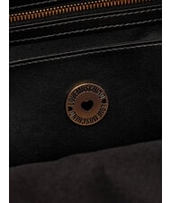 LOVE MOSCHINO PATCHY Rucsac cu logo negru - Genți femei - 8