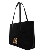 LOVE MOSCHINO PATCHY Geantă de cumpărături, geantă de umăr negru - Genți femei - 3