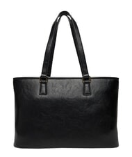 LOVE MOSCHINO EMBOSSED Geantă de cumpărături, dublă portabilitate negru - Genți femei - 3