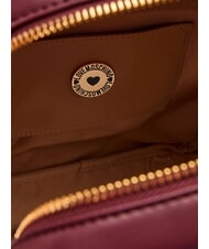 LOVE MOSCHINO EMBOSSED Rucsac cu buzunar frontal vin - Genți femei - 7