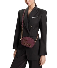 LOVE MOSCHINO BOLD LOVE Geantă de umăr mini vin - Genți femei - 2