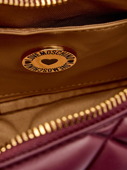 EMBOSSED Geantă de umăr, dublă portabilitate vin - Genți femei