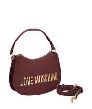 LOVE MOSCHINO BOLD LOVE Geantă de m&acirc;nă, cu curea de umăr vin - Genți femei - 3