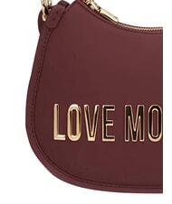 LOVE MOSCHINO BOLD LOVE Geantă de m&acirc;nă, cu curea de umăr vin - Genți femei - 5