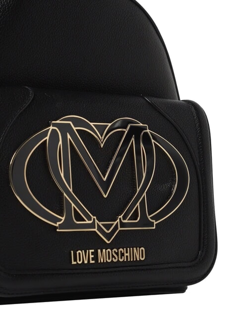 LOGO Rucsac cu buzunar frontal negru - Genți femei