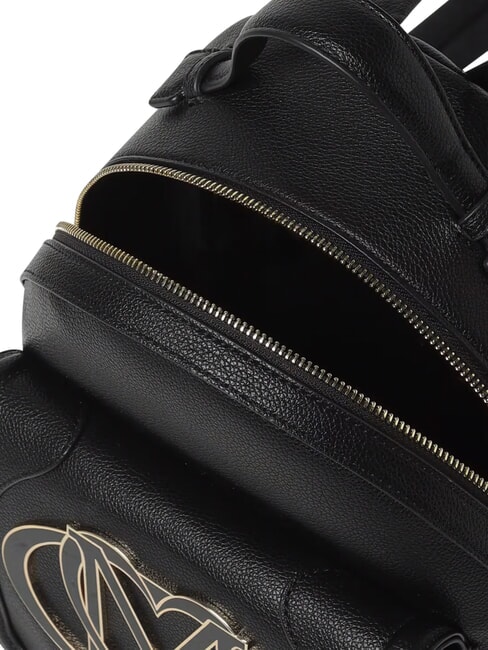 LOGO Rucsac cu buzunar frontal negru - Genți femei