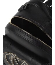 LOVE MOSCHINO LOGO Rucsac cu buzunar frontal negru - Genți femei - 4