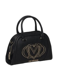 LOVE MOSCHINO LOGO Geantă de m&acirc;nă, cu curea de umăr negru - Genți femei - 3
