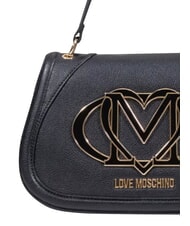 LOVE MOSCHINO LOGO Geantă de umăr, cu curea de umăr negru - Genți femei - 6
