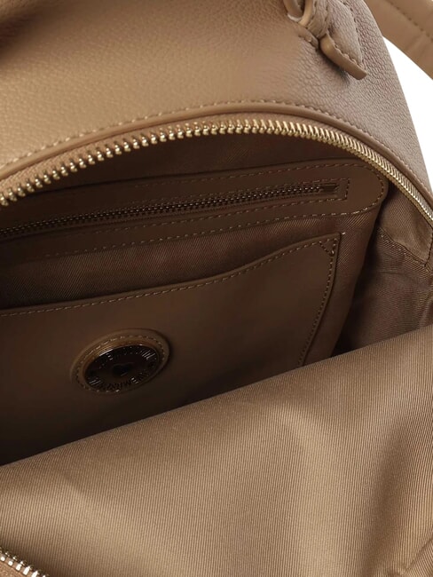 LOGO Rucsac cu buzunar frontal bej - Genți femei