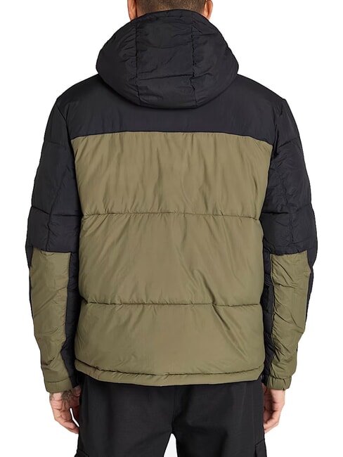 PUFFET Jachetă cu puf hidrofugă frunză neagră/de viță de vie - Jachete pentru bărbați