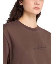 TIMBERLAND LUSH COMFORT Tricou de bumbac ciocolată - tricou - 5