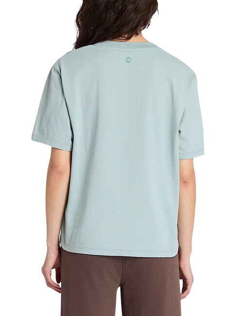 LUSH COMFORT Tricou de bumbac albastru argintiu - tricou