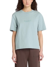 TIMBERLAND LUSH COMFORT Tricou de bumbac albastru argintiu - tricou - 4
