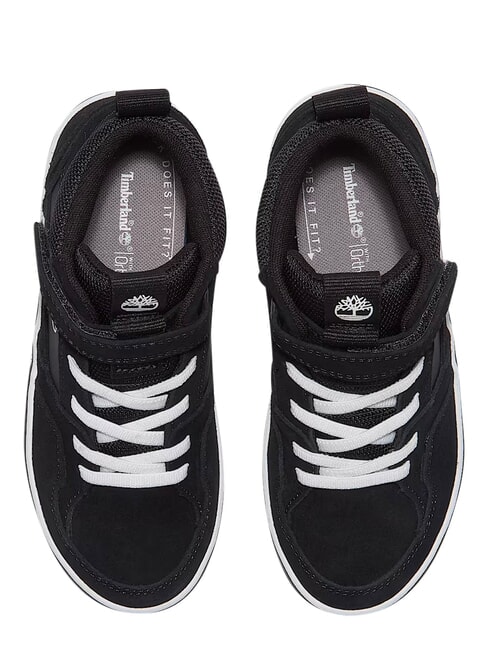 STONE JUMP MID Teniși din piele mixtă piele &icirc;ntoarsă neagră - Pantofi pentru bebeluși