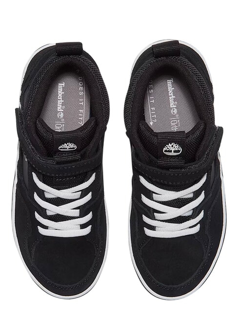 STONE JUMP MID Teniși din piele mixtă piele &icirc;ntoarsă neagră - Pantofi pentru bebeluși