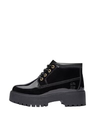 TIMBERLAND STONE STREET Ghete din piele impermeabile la gleznă piele neagră lăcuită - Pantofi femei - 7