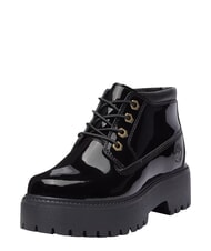 TIMBERLAND STONE STREET Ghete din piele impermeabile la gleznă piele neagră lăcuită - Pantofi femei - 8