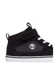 TIMBERLAND STONE JUMP MID Teniși din piele mixtă piele &icirc;ntoarsă neagră - Pantofi pentru bebeluși - 9
