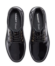 TIMBERLAND STONE STREET Ghete din piele impermeabile la gleznă piele neagră lăcuită - Pantofi femei - 6