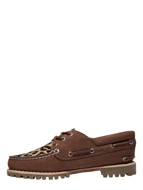 AUTHENTIC Pantofi din piele &icirc;ntoarsă nubuc maro mediu - Pantofi femei