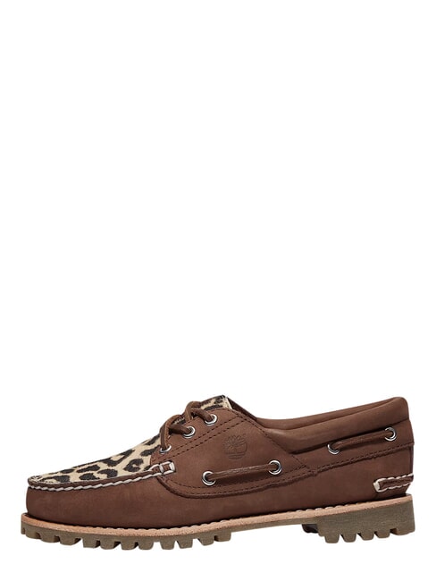 AUTHENTIC Pantofi din piele &icirc;ntoarsă nubuc maro mediu - Pantofi femei