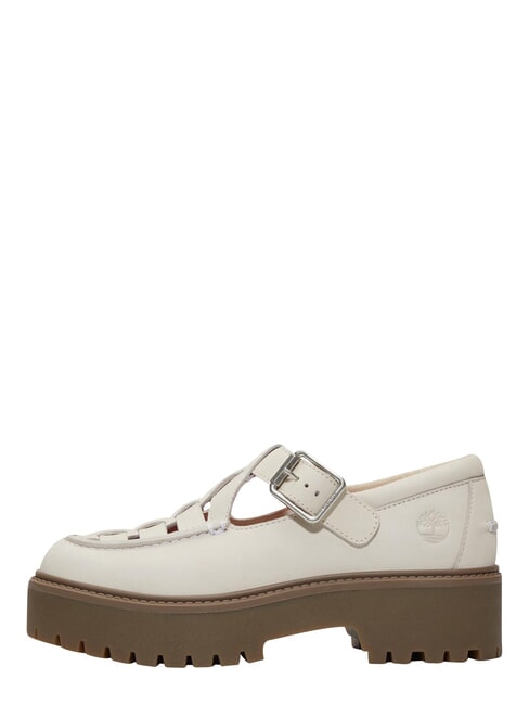 STONE STREET BUCKLE Pantof cu platforma din piele nubuc natural - Pantofi femei